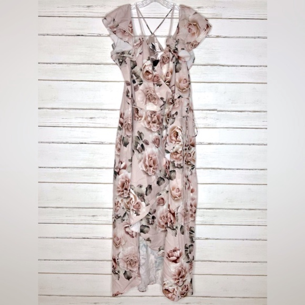 City Chic Champagne Rose Dress